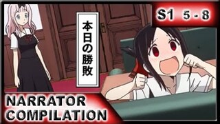 Kaguya Sama Love is War ➤ Narrator Compilation || Season 1 DUB (Episode 5-8)