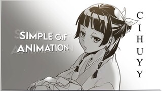 SIMPLE Edit GIF Manga Alight Motion