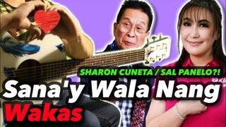 Sanay Wala Nang Wakas Sharon Cuneta Sal Panelo Instrumental guitar karaoke cover with lyrics