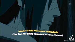 Perpisahan Itachi dan sasuke sedih bangett lagu orenge