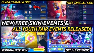 CLAIM TODAY! CARMILLA FREE EPIC SKIN | SILVANNA YOUTH FAIR EVENTS & MORE - MLBB