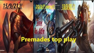 Top Premades Play! Shen Full tank Gameplay League of Legends!