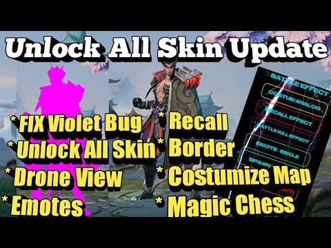 BL Mod Skin Update | Unlock ALL Skin's | Fix Violet Bug | Mobile Legends: Bang Bang
