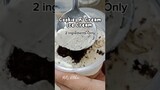 2 Ingredients Ice Cream - Cookies n' Cream #easydessert #simplerecipe #metskitchen #shorts