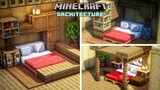 🔨 Minecraft Architecture: 10 Simple Bedroom Build Hacks, Designs, and Ideas!