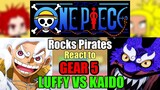 👒 Rocks Pirates react to Gear 5 | Luffy vs Kaido | Gacha Club | Onepiece