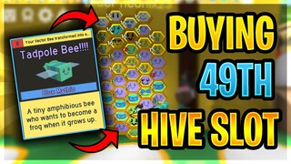 Bee Swarm Simulator | Getting The 49th Hive Slot!!