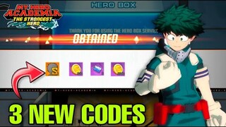 3 New My hero academia the strongest hero codes april 2022 | Mha the strongest hero code hero coins