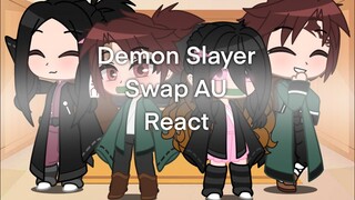 Demon Slayer Swap AU Reacts