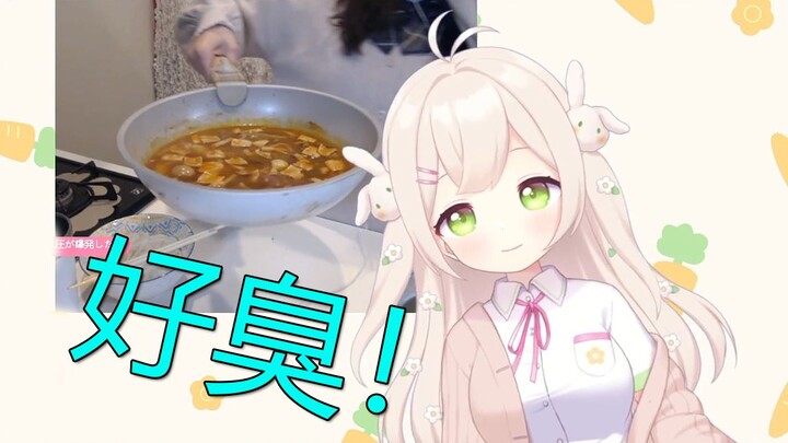 【羽咲Rabi】日本兔兔第一次煮螺蛳粉 直呼好臭纯享版 长达5分钟...