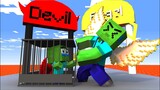 Monster School: Destiny run challenge - Baby Zombie needs a help | Minecraft Animation