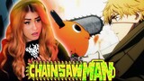 EMOTIONAL DAMAGE 🥺 BUT I LOVE IT!! Chainsaw Man Ep 1 + ENDING REACTION + REVIEW!