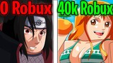 Spending $40,000 Robux on Anime Games (ROBLOX)