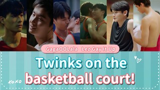 The Asian twinks in and out of basketball jersey⛹️‍♂️ | Lez Gay It Up | GagaOOLala Film Compilation