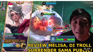 BRANDON KENT REVIEW HERO MELISA MALAH DI TROLL PUBLIC 😱