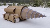 Make an icebreaker from cardboard
