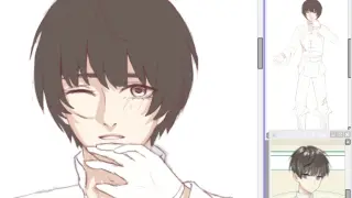 【Illustration】Drawing anime boy character
