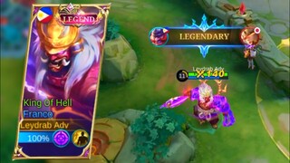 Franco Upcoming New Legend Skin "King of Hell" Gameplay | Mobile Legends: Bang Bang