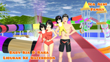 Baby Kia & Rara Liburan Ke Waterboom | Ica Alwi Family Vlog | Drama Sakura School Simulator