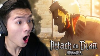 Attack On Titan (1x02) REACTION // THIS ONE HAS ARMOR??
