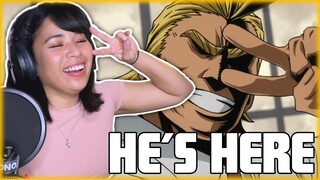 "All Might" Boku No Hero Academia Reaction 1X12