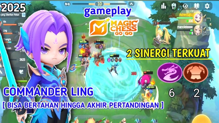 GAMEPLAY MCGG - COMMANDER LING BERTAHAN HINGGA AKHIR PERTANDINGAN DENGAN COMBO 2 SINERGI TERKUAT