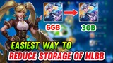 HOW TO REDUCE STORAGE IN MOBILE LEGENDS - EASIEST WAY SETTINGS ONLY | MOBILE LEGENDS