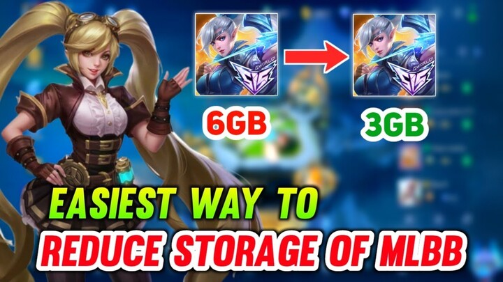 HOW TO REDUCE STORAGE IN MOBILE LEGENDS - EASIEST WAY SETTINGS ONLY | MOBILE LEGENDS