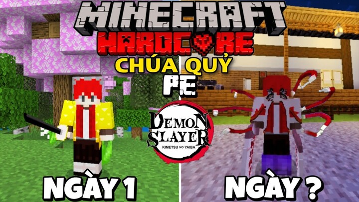 Tóm Tắt 100 Ngày Minecraft Thanh Gươm Diệt Quỷ Nhưng Mình Là Chúa Quỷ Sinh Tồn Siêu Khó MCPE