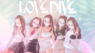 MMD IVE LOVE DIVE โมชั่น DL