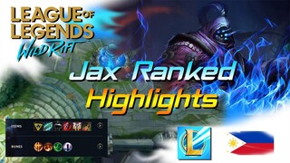 LOL Wild Rift Alpha Test - Jax Jungle Carry Highlights