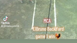 El Bruno BackYard 2hits champ 1st fight