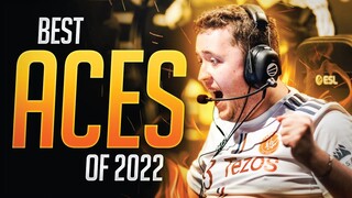 THE BEST PRO ACES OF 2022! (INSANE PLAYS!) - CS:GO