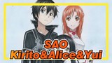 Sword Art Online|【Self-Drawn AMV】Family photo：Kirito&Alice&Yui