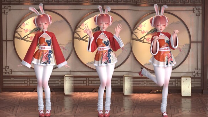 Blender animation Rabbit Year is going to be cute