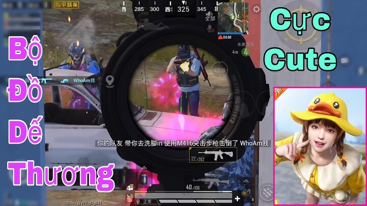 PUBG mobile China - Săn Bộ Đồ Con Vịt Cực “Hot”, Công Nhà Gặp Ngay 2 Team Kẹp Đôi.