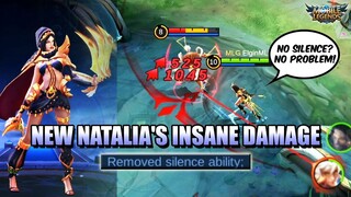 NEW NATALIA'S INSANE DAMAGE - WHO NEEDS SILENCE WHEN YOU HAVE DAMAGE - MLBB