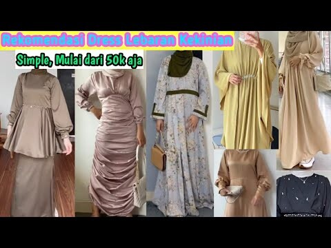 Shopee Haul Dress Lebaran Simple Kekinian 2022