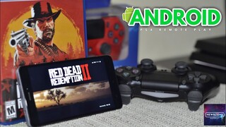 Playing Red Dead Redemption 2 on Android (PS4 Remote Play)