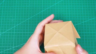 Teach you to fold a small gift bag with paper, beautiful and practical!