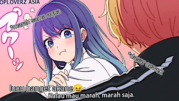 akane marah ke aqua lucu banget dah wajah nya😖😖😖//oshinoko season 2//