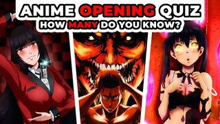 📢ANIME OPENING QUIZ 📢| Can You Guess Anime by it's Opening? [ 50 Easy Openings ] - Music Quiz