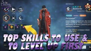 [Solo Leveling: Arise] - The BEST Sung Jinwoo skills to LEVEL UP & USE! System & skills explained