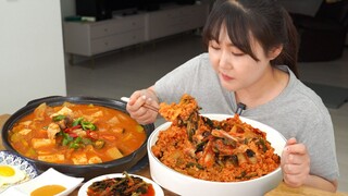 올해도 열무김치가 기가막히게 익었길래 열무보리비빔밥&차돌된장찌개 먹방 MUKBANG