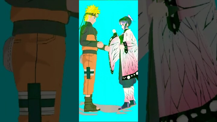 MMD Dance Naruto And Shinobu//(AMV)//Alan Walker Faded