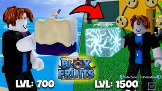 Blox Fruit - Thử Thách Ăn Random Trái Ác Quỷ Mỗi 2h (level 700 to 1500 in Roblox)