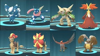 All Kalos Evolution ATM! Greninja, Pyroar, Talonflame, Meowstic, Diggersby, Chesnaught and more!