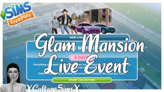 The Sims FreePlay - Glam Mansion Live Event Full Walkthrough ( Im Being A Good Simmer )