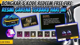 BONGKAR 5 KODE REDEEM FREE FIRE RESMI GARENA TERBARU HARI INI