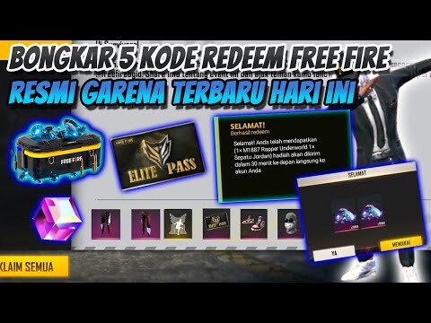 BONGKAR 5 KODE REDEEM FREE FIRE RESMI GARENA TERBARU HARI INI